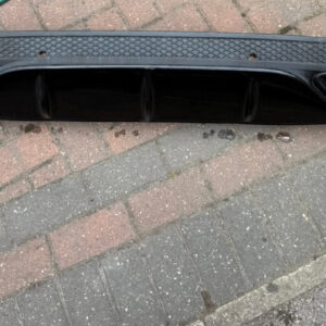 W205 AMG-Line Mercedes C Class Rear Diffuser Black Skirt & Exhaust Tip