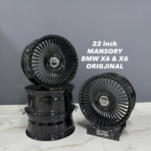 All black 22 inch Alloy wheels perfectly in BMW,Mercedes Benz Audi