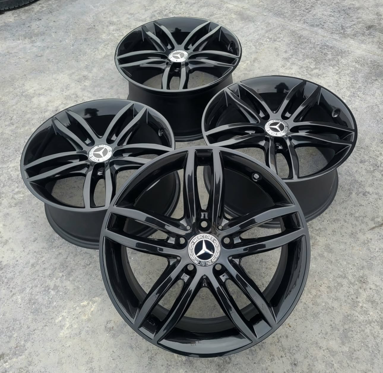 NEW 18" 19" 20" 21" 22" MERCEDES MB STYLE ALLOY WHEELS - 5 x 112- GLOSS...