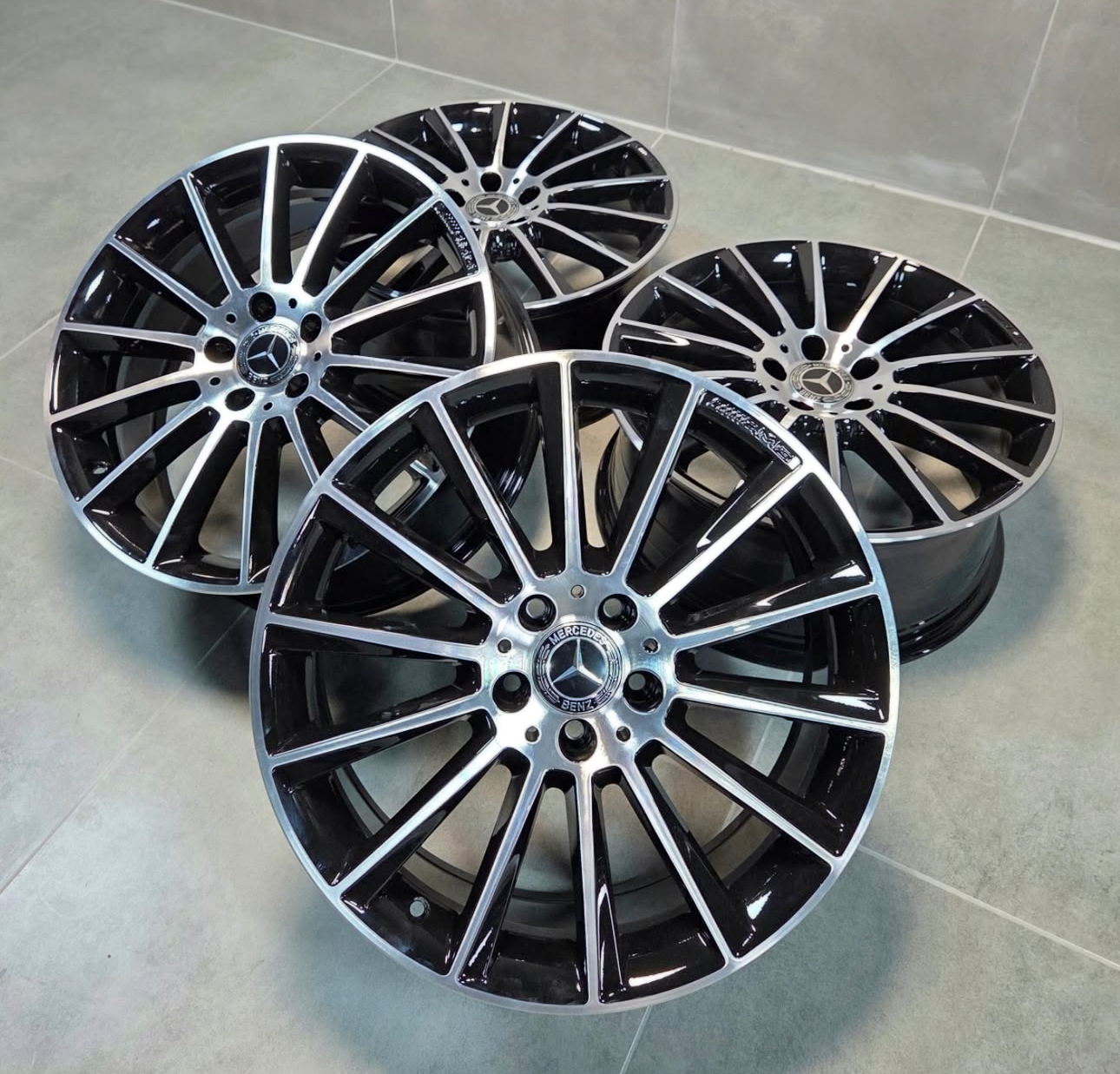 NEW 18" 19" 20" 21" 22" MERCEDES MB STYLE ALLOY WHEELS - 5 x 112- GLOSS...