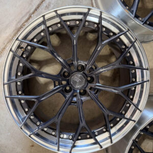 21x10 BC Forged wheels 5x112 pattern Offset: Front +25 Rear +20