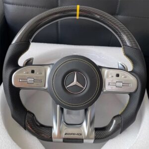 Mercedes-AMG Performance Steering Wheel in Alcantara & Perforated Leather | OEM Style | Fits W205 W213 W222 |