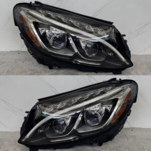2015 2016 2017 2018 Mercedes Benz C-Class C300 LED Headlights Left & Right