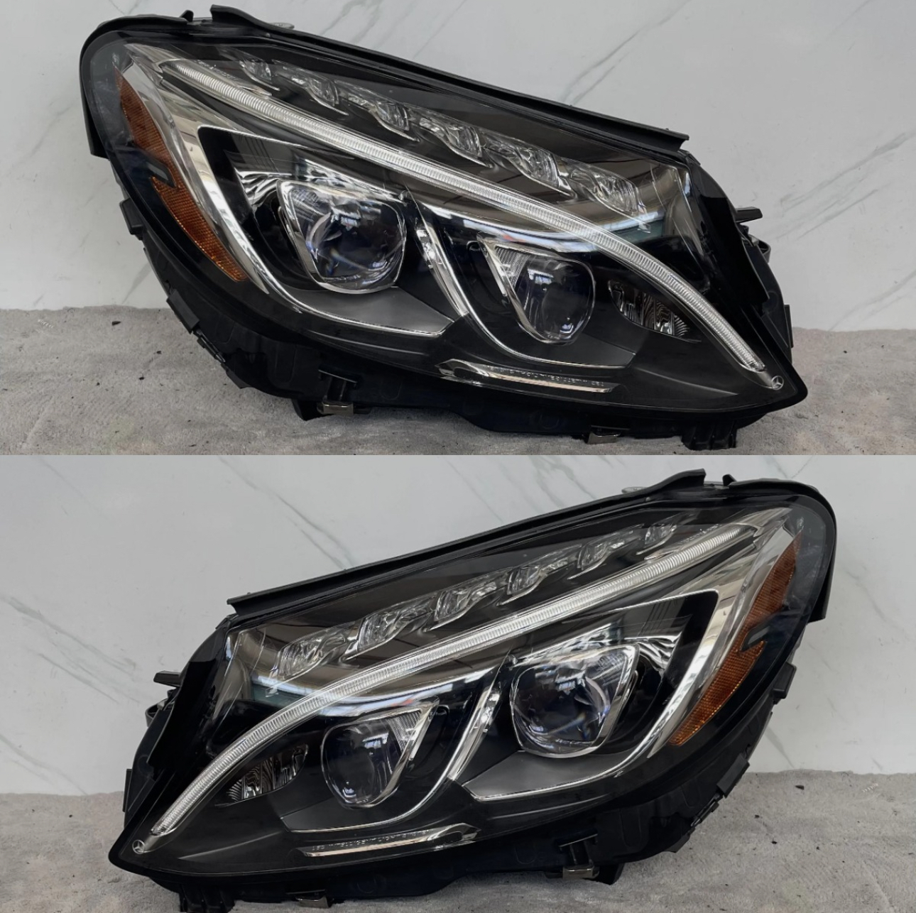 2015 2016 2017 2018 Mercedes Benz C-Class C300 LED Headlights Left & Right