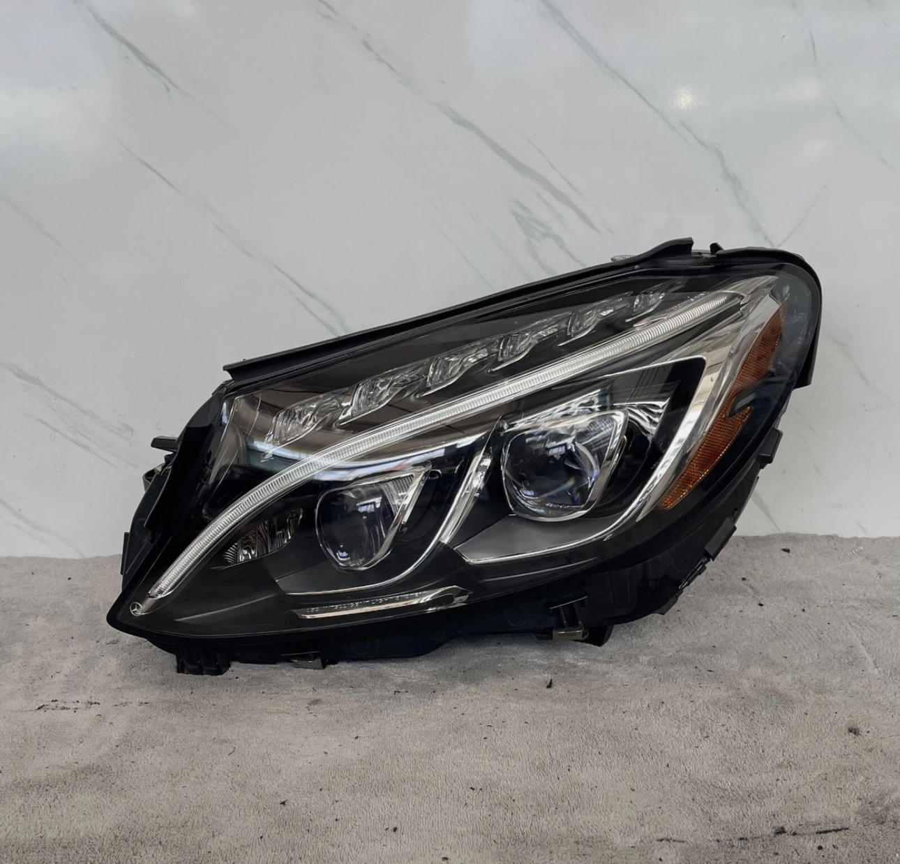 2015 2016 2017 2018 Mercedes Benz C-Class C300 LED Headlights Left & Right - Image 3