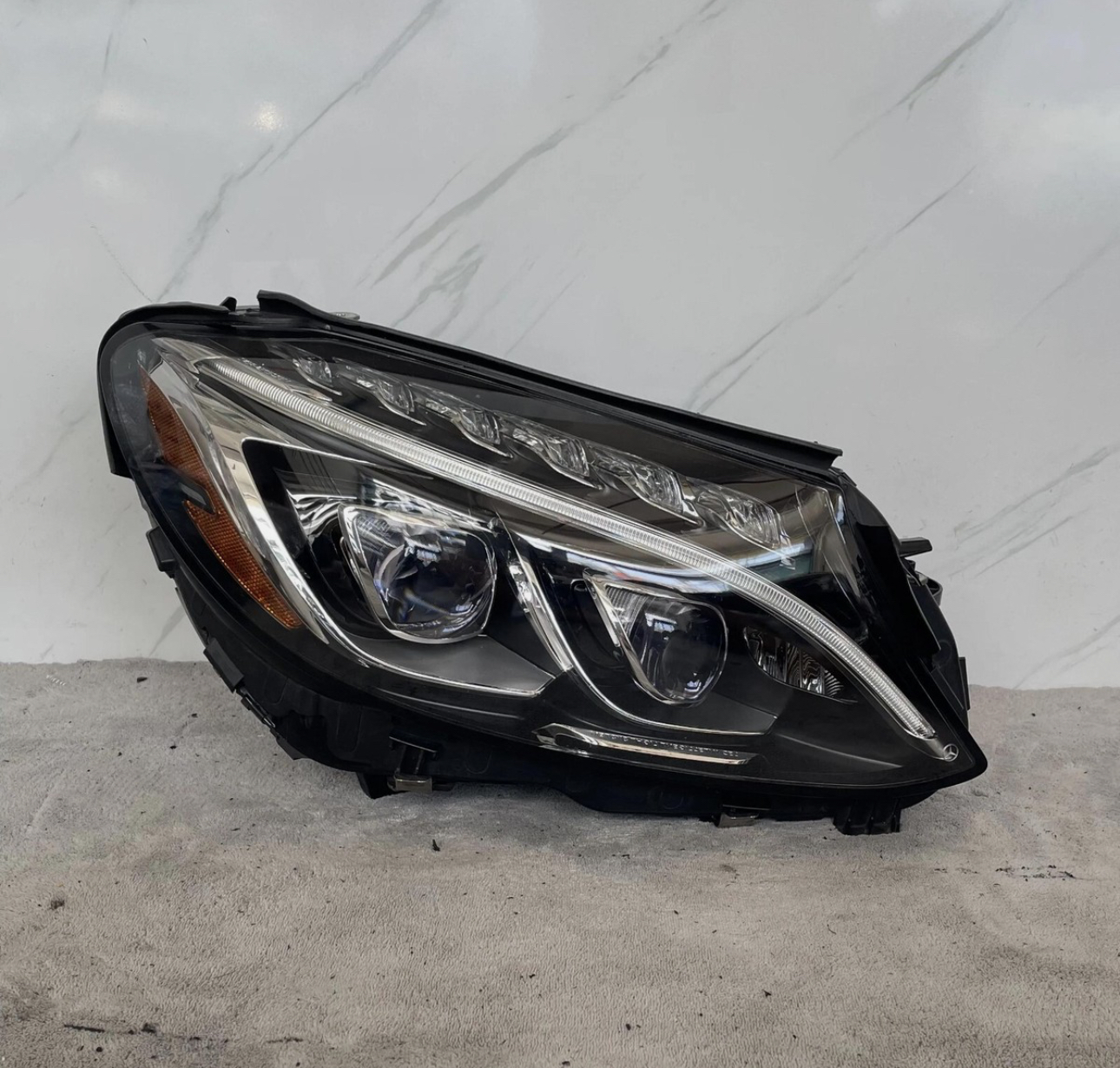 2015 2016 2017 2018 Mercedes Benz C-Class C300 LED Headlights Left & Right - Image 4