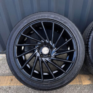 18" 5X112 1AV Gloss Black Alloy Wheels VW Golf Audi A3 VW Caddy Audi Mercedes Benz