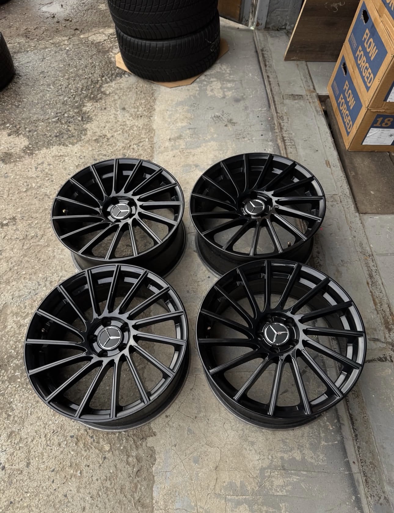 Brand new lightweight all black Mercedes Benz rims available in R18’19 & 21 - Image 2